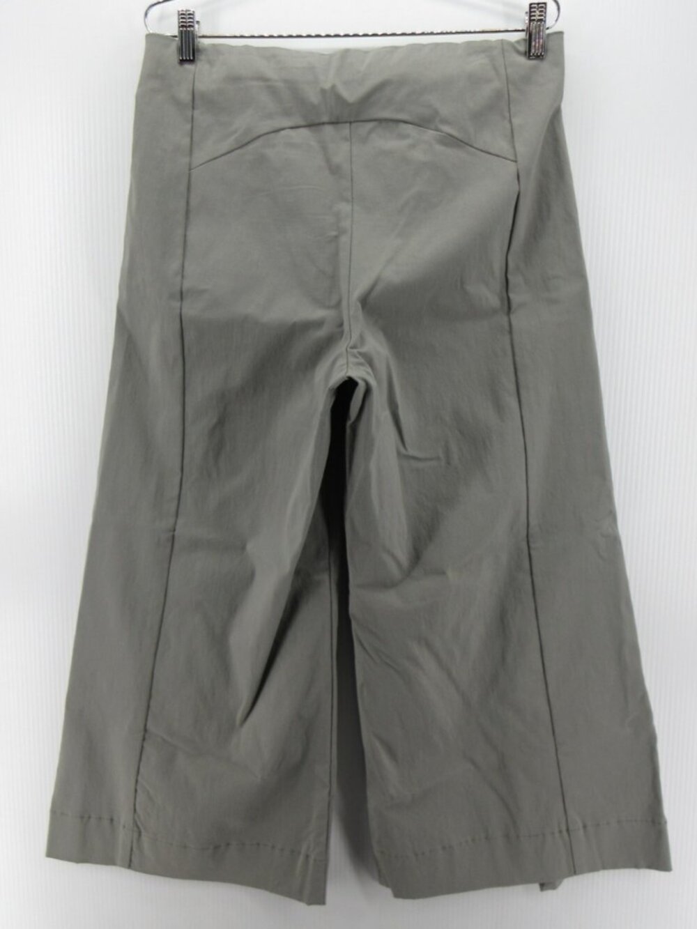 Porto Pants 3 Wide Leg Cropped Trousers Slit San Francisco Large * - Picture 6 of 11